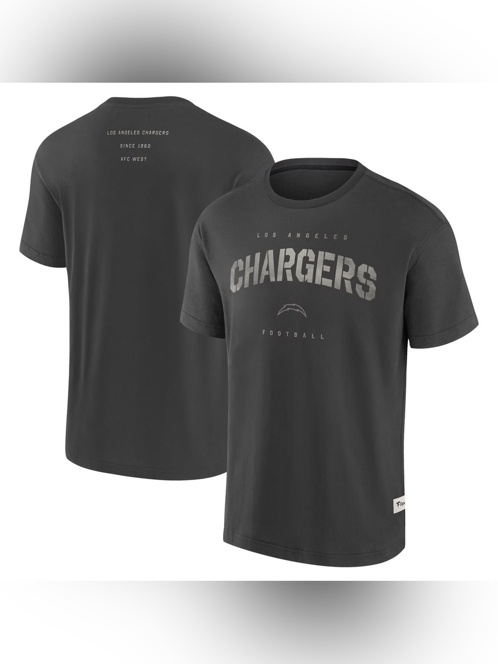 Fanatics Los Angeles Chargers Elements Weathered Tonal Future Ground T-shirt